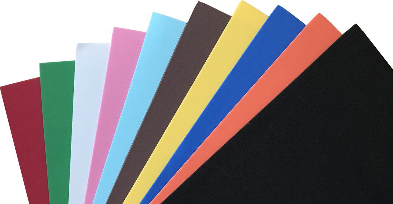 12" x 18" Foam Sheets- Assorted Colours (10 Pack)