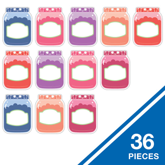 JAM JARS CUTOUTS 36/PK