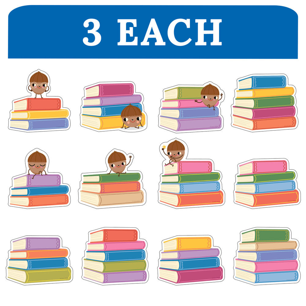 BOOKSTACKS CUTOUTS