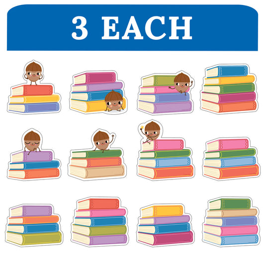 BOOKSTACKS CUTOUTS