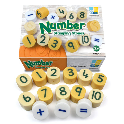 Pierres à tamponner numérotées