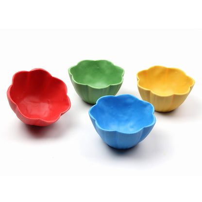 Flower Bowls - Set Of 4