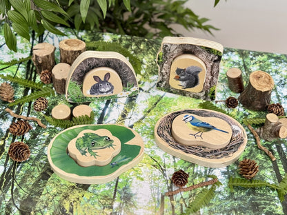 Who’s Hiding? Woodland Animals - 8 Pieces