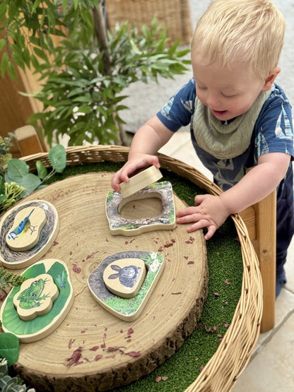 Who’s Hiding? Woodland Animals - 8 Pieces