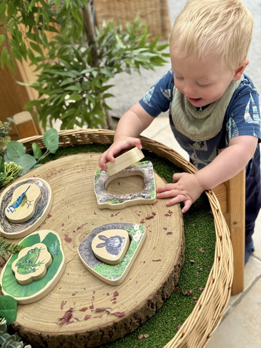 Who’s Hiding? Woodland Animals - 8 Pieces