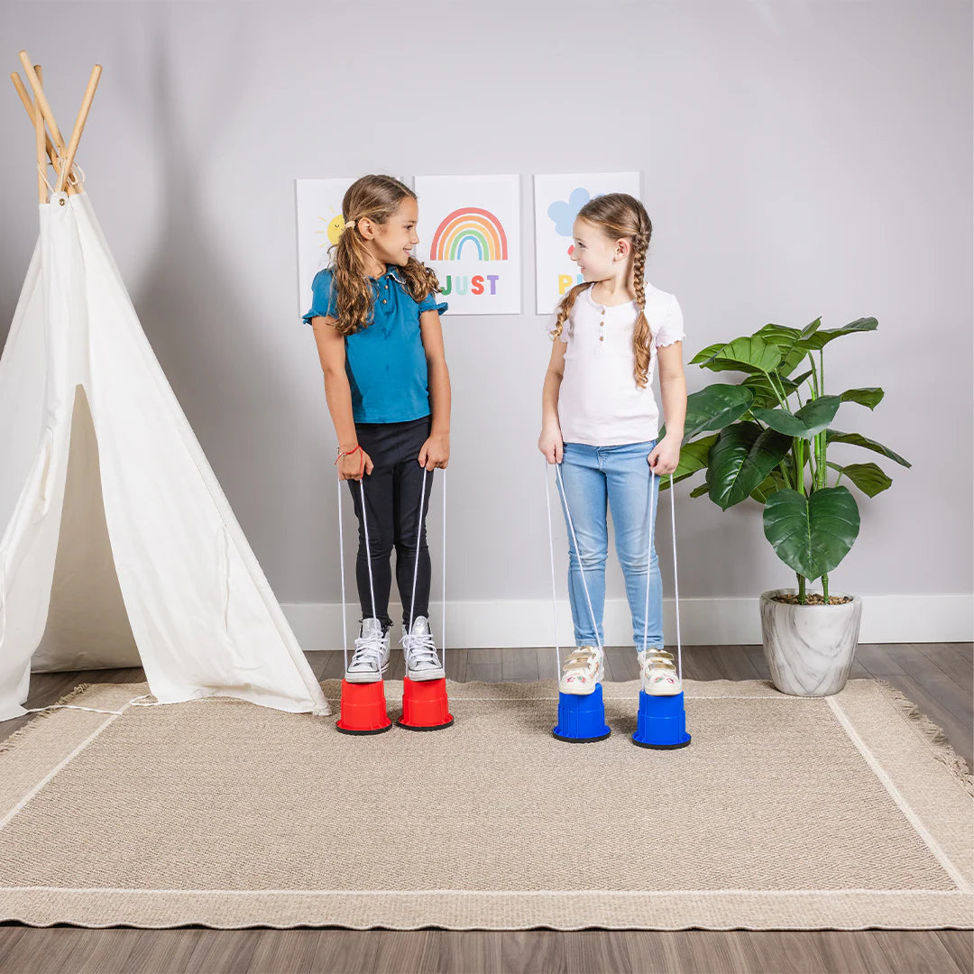 Balance Bucket Stilts Set - Multicolour