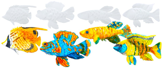 Sunbeam Paper Shapes - 24 Pieces - Fish