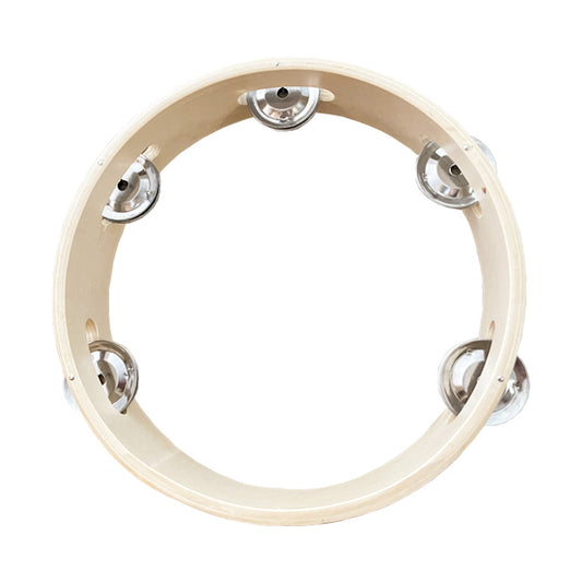 Headless Wooden Tambourine 8"