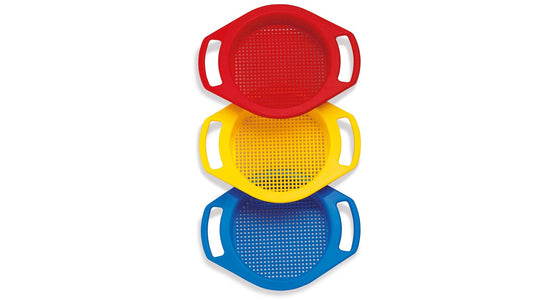Sieve With Hand Grips - Assorted Colours