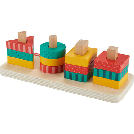 Shape Stacking Activity Wooden