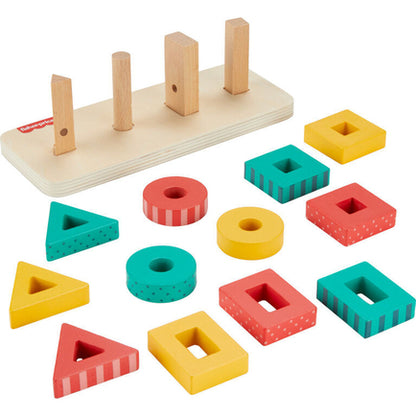 Shape Stacking Activity Wooden