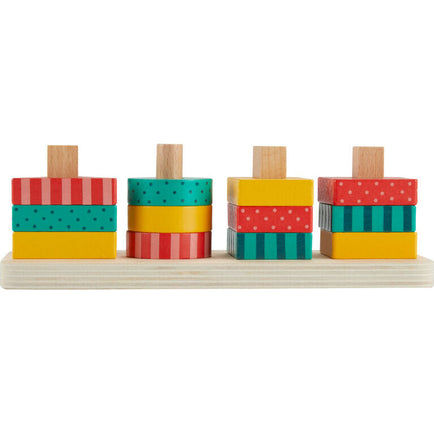 Shape Stacking Activity Wooden