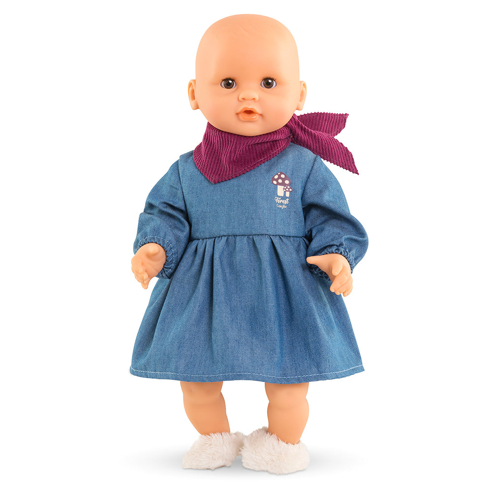 Jeans Dress and Scarf for 12" Doll