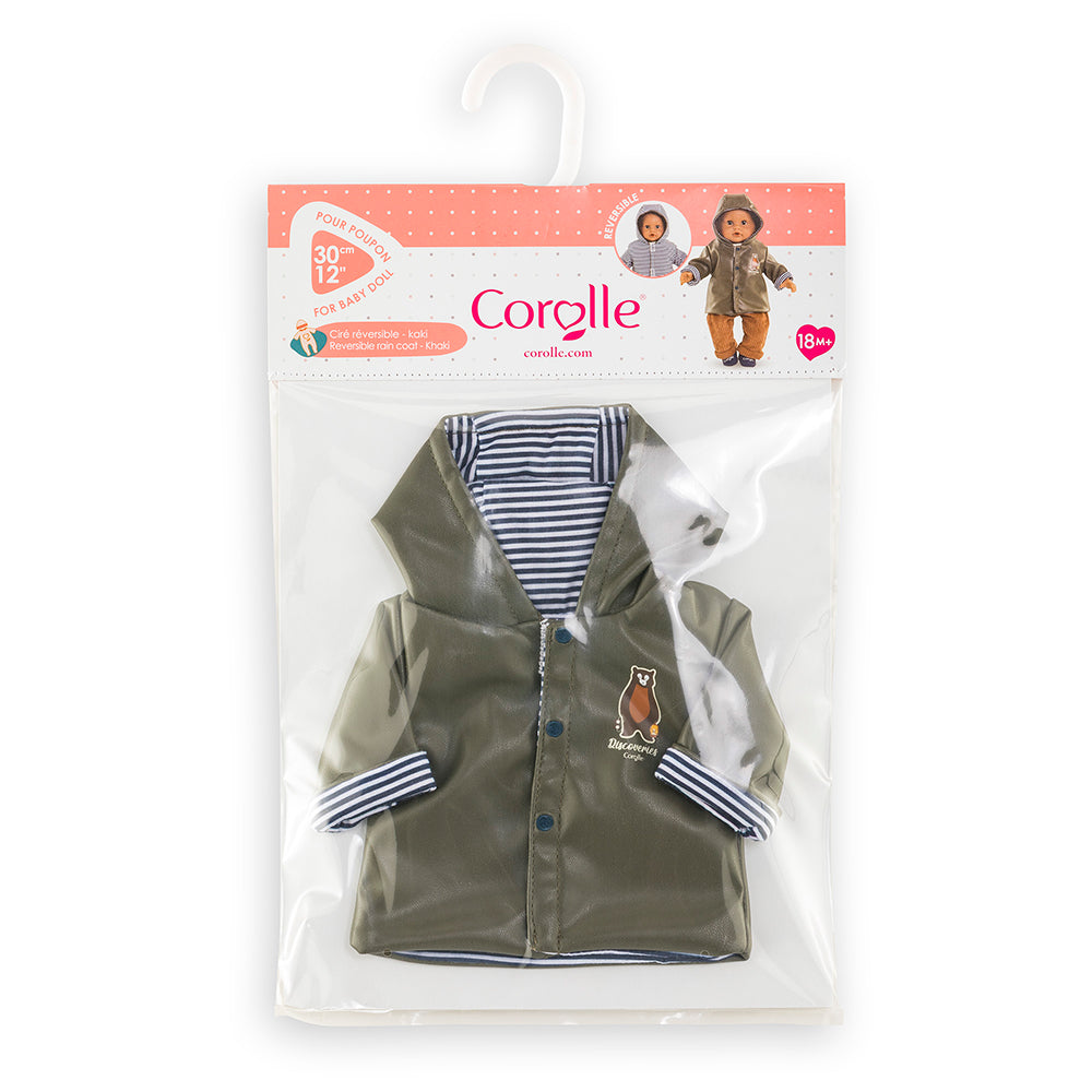 Reversible Raincoat for 12" Doll