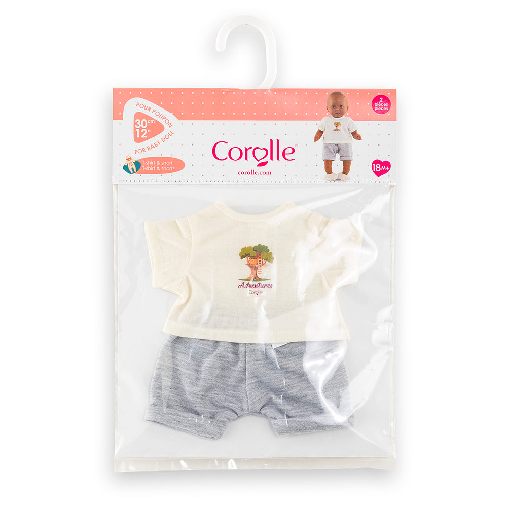 T-Shirt & Shorts for 12" Doll