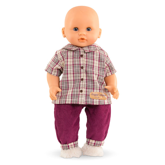 Plaid Shirt & Pants for 12" Doll