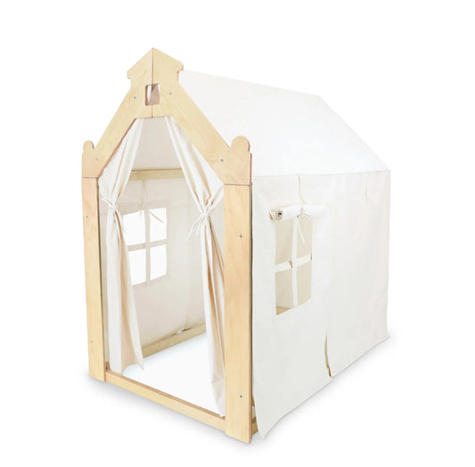 Playhouse with Wooden Frame and Canvas