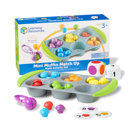 Mini Muffin Match Up Math Activity Set