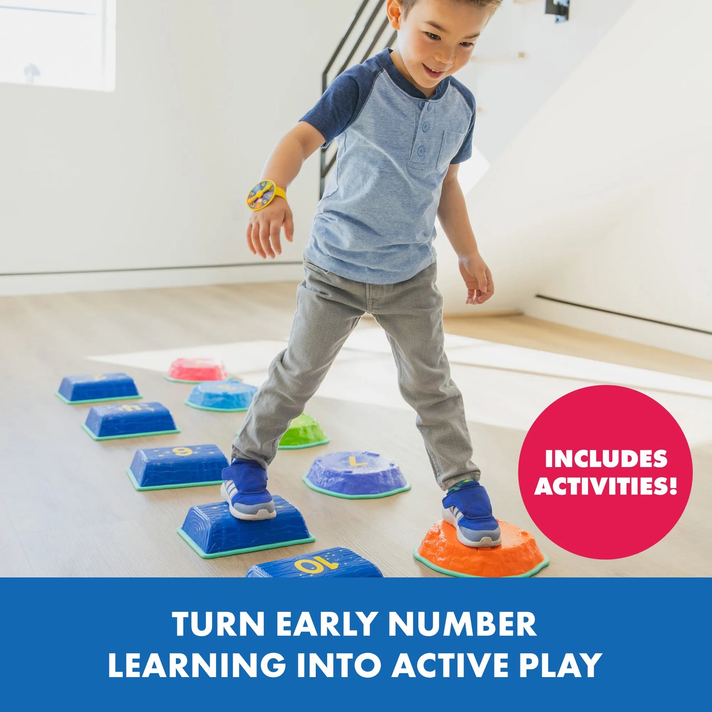 Hop to 10 Stepping Stones
