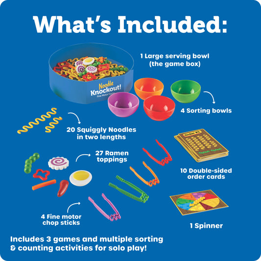 Noodle Knockout™ Fine Motor Game