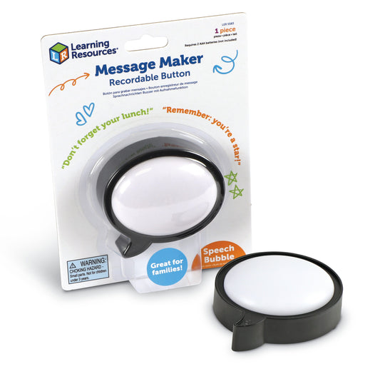 Message Maker Recordable Button - Speech Bubble