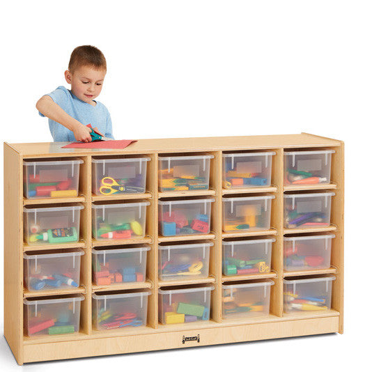 20 Cubbie Mobile-Storage With Trays