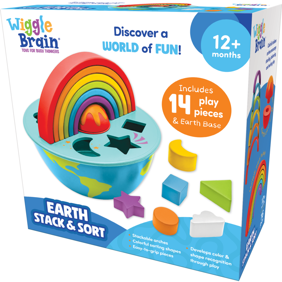 Wiggle Brain Earth Stack and Sort