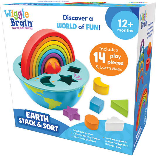 Wiggle Brain Earth Stack and Sort