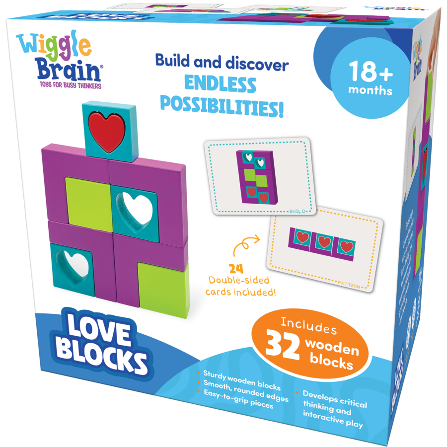 Wiggle Brain Love Blocks