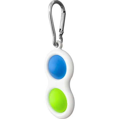 Fidget Popper Keychain - Blue/Green