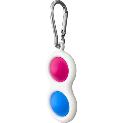 Fidget Popper Keychain - Blue/Pink