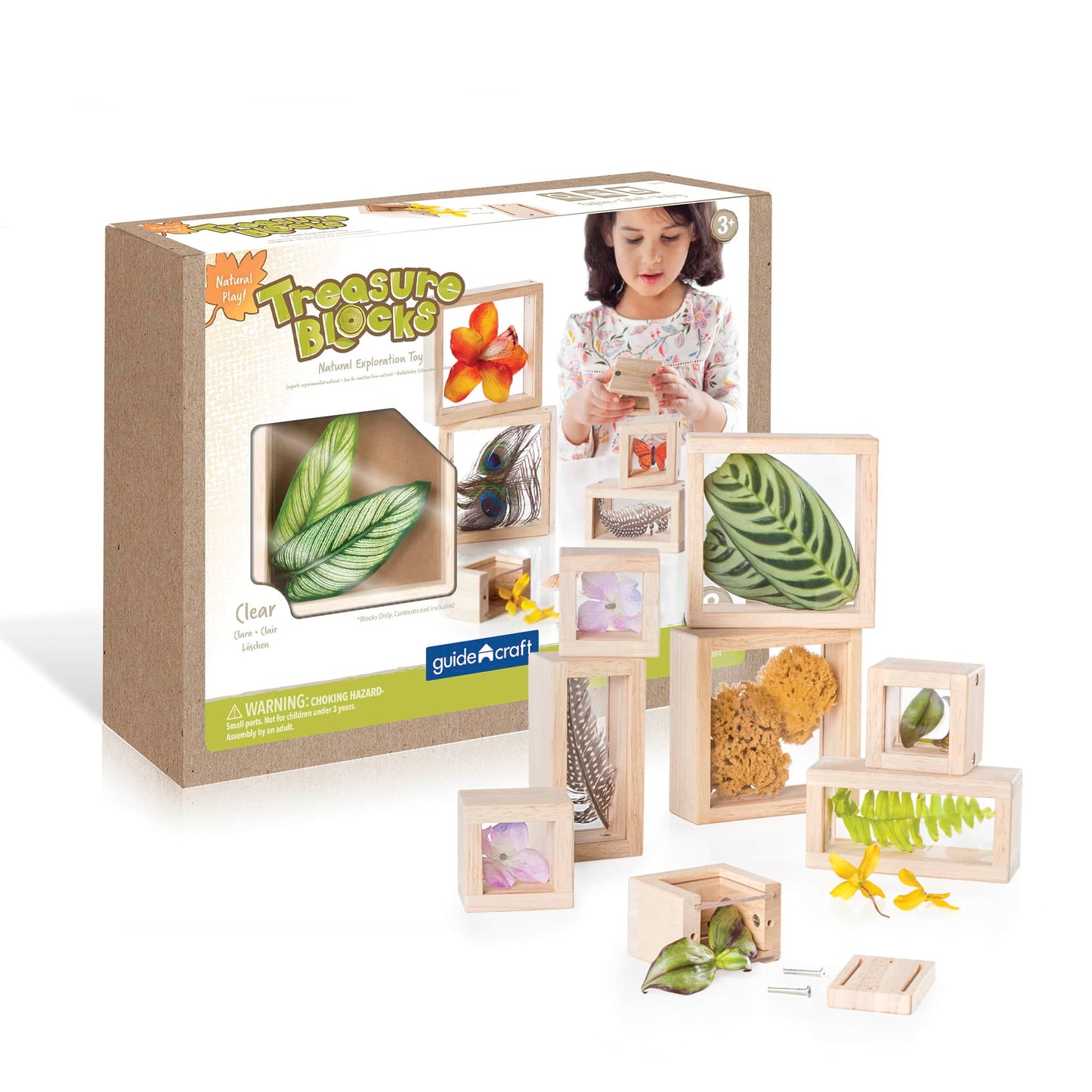 Treasure Blocks Clear - 8 Pieces