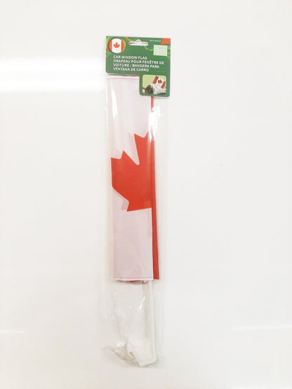 Canada 12" x 18" Car Flag Pole - Single