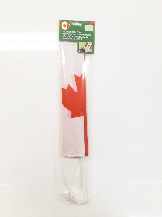 Canada 12" x 18" Car Flag Pole - Single
