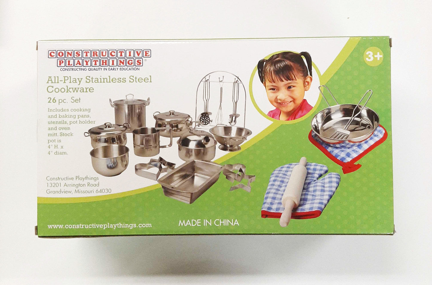Stainless Steel Cookware - 26 Piece Set