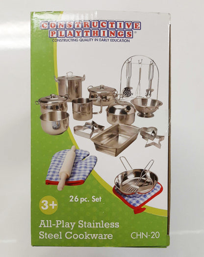 Stainless Steel Cookware - 26 Piece Set
