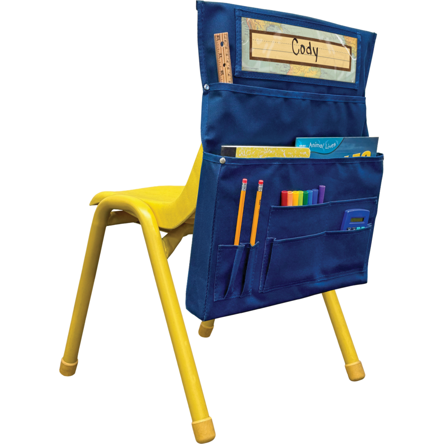 Navy Blue Chair Pocket - For Large Chairs