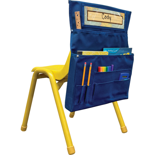 Navy Blue Chair Pocket - For Large Chairs