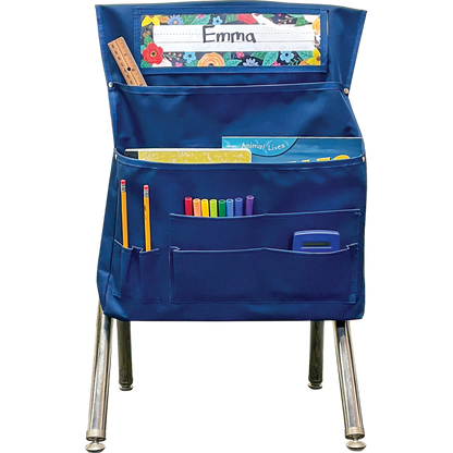 Navy Blue Chair Pocket - For Standard-Sized Chairs