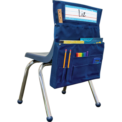 Navy Blue Chair Pocket - For Small Chairs