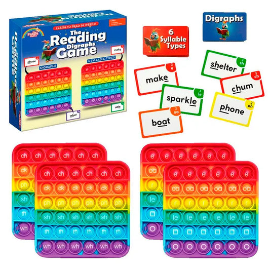 The Reading Digraphs Game - 6 to 9 Years Old
