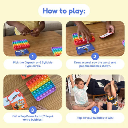 The Reading Digraphs Game - 6 to 9 Years Old