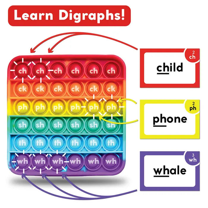 The Reading Digraphs Game - 6 to 9 Years Old
