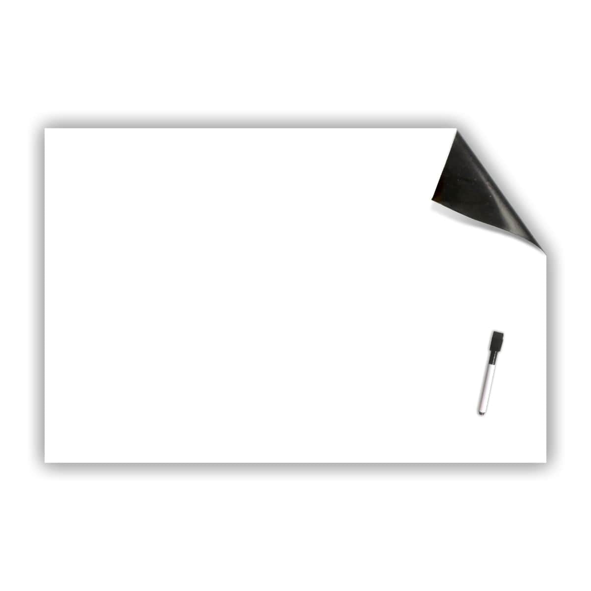 24" x 36" Repositionable Whiteboard Stickable w/ Dry Erase Marker