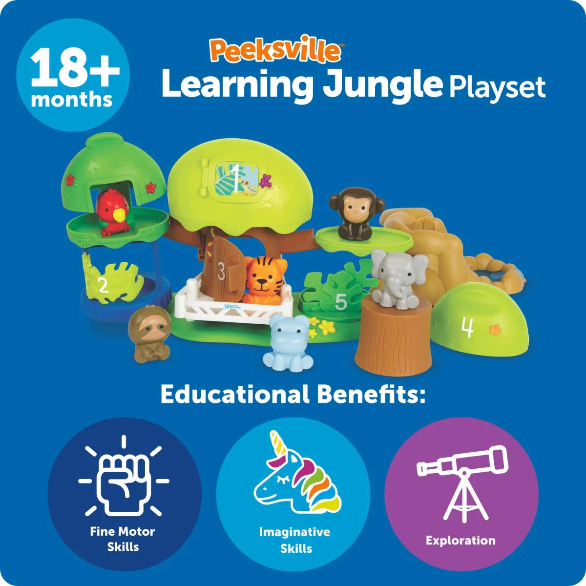 Peeksville™ Jungle Safari Playset