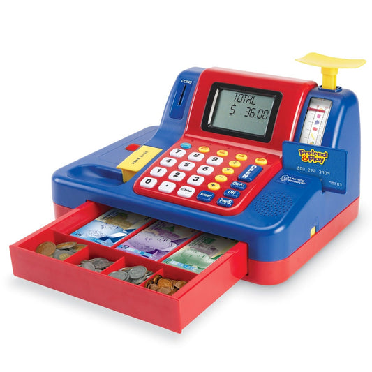 Pretend & Play® Teaching Cash Register with Canadian Currency