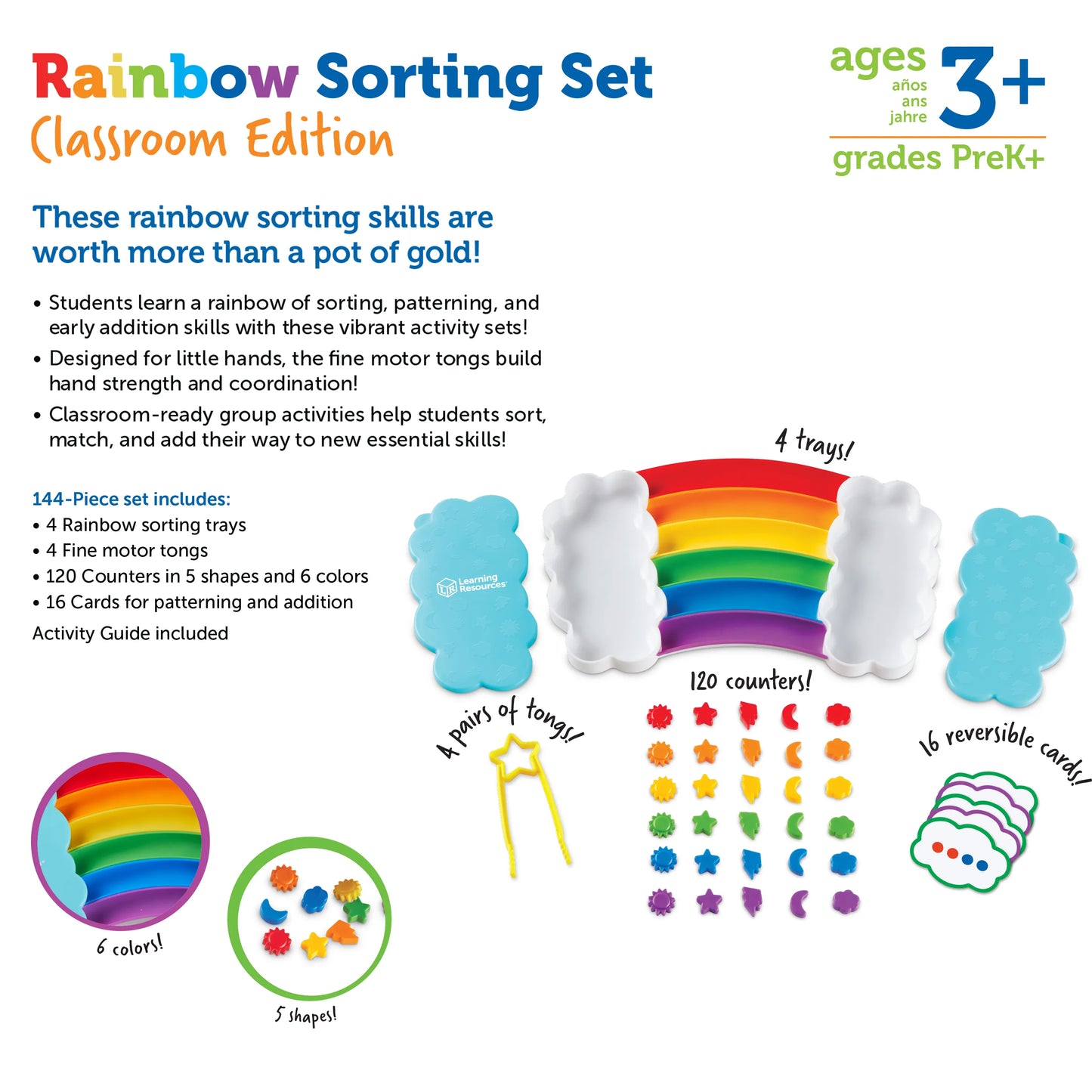 Rainbow Sorting Classroom Activity Set