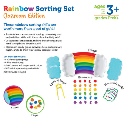 Rainbow Sorting Classroom Activity Set