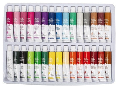 30 Colour  Acrylic Paint Set