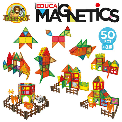 Magnetics - Park Zoo - 50 Pieces